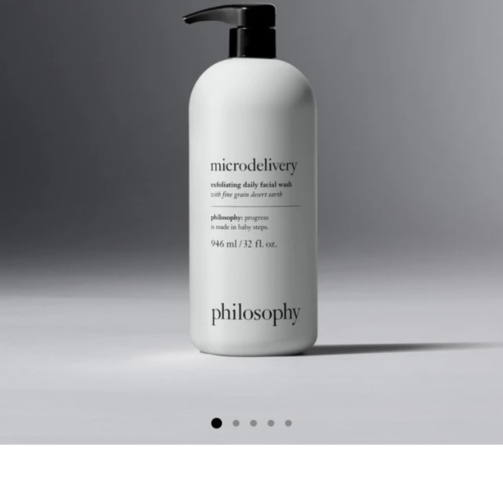 Philosophy White Cleanser & Exfoliant Skincare 32 Fluid OZ. Great deal! New!